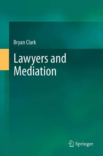 Cover of Lawyers and Mediation
