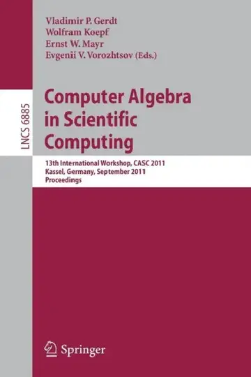 Cover of Computer Algebra in Scientific Computing