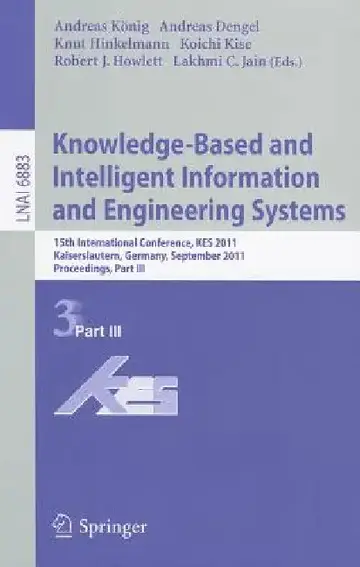 Cover of Knowledge-Based and Intelligent Information and Engineering Systems