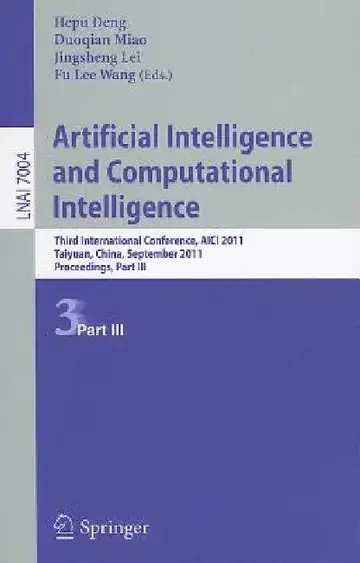 Cover of Artificial Intelligence and Computational Intelligence
