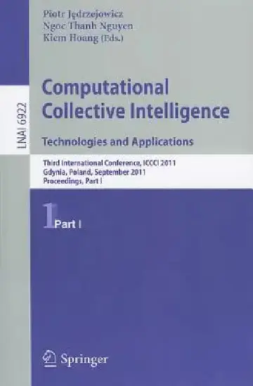 Cover of Computational Collective Intelligence, Part 1