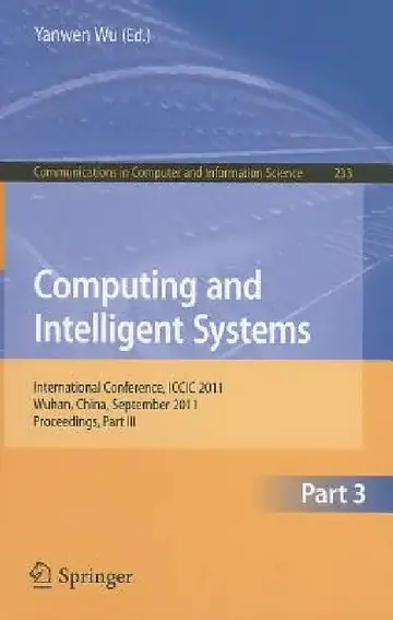 Cover of Computing and Intelligent Systems, Part 3