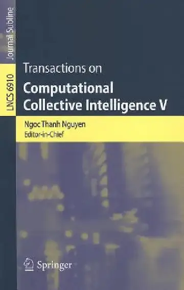 Cover of Transactions on Computational Collective Intelligence V
