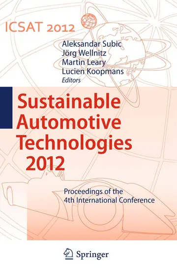 Cover of Sustainable Automotive Technologies 2012