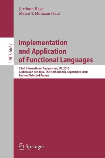 Cover of Implementation and Application of Functional Languages