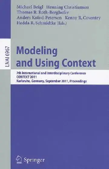 Cover of Modeling and Using Context