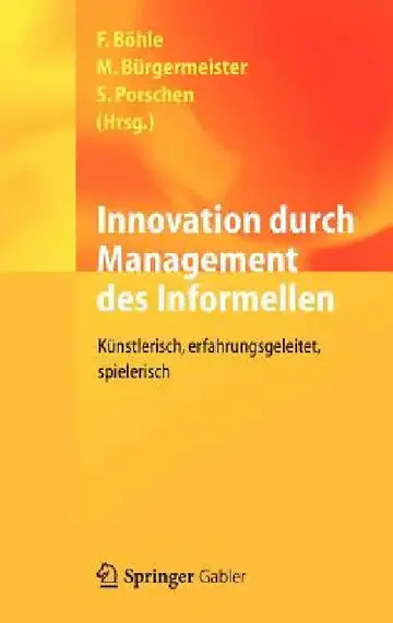Cover of Innovation Durch Management Des Informellen