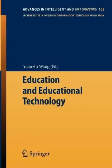 Cover of Education and Educational Technology