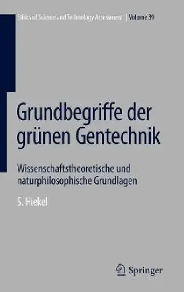 Cover of Grundbegriffe Der Grünen Gentechnik
