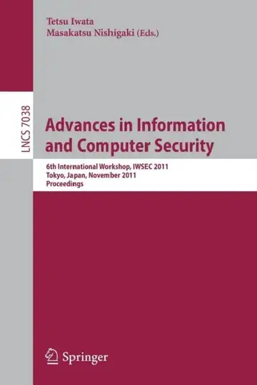 Cover of Advances in Information and Computer Security