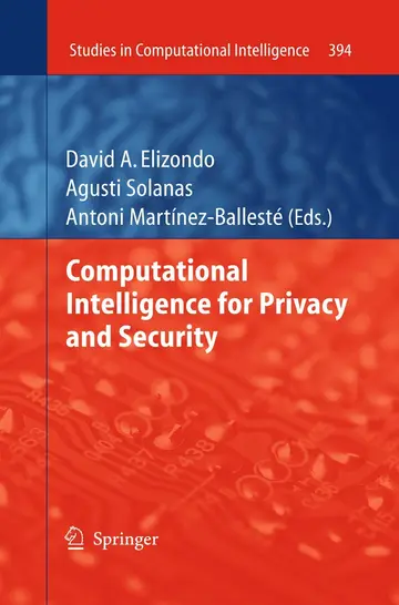 Cover of Computational Intelligence for Privacy and Security