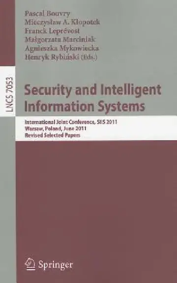 Cover of Security and Intelligent Information Systems