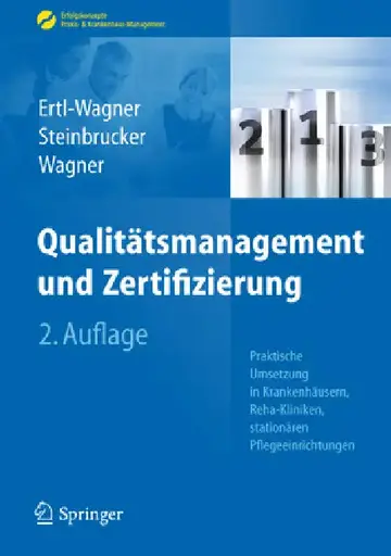 Cover of Qualitätsmanagement Und Zertifizierung