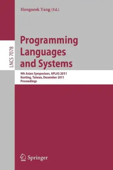 Cover of Programming Languages and Systems