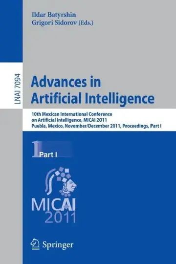 Cover of Advances in Artificial Intelligence