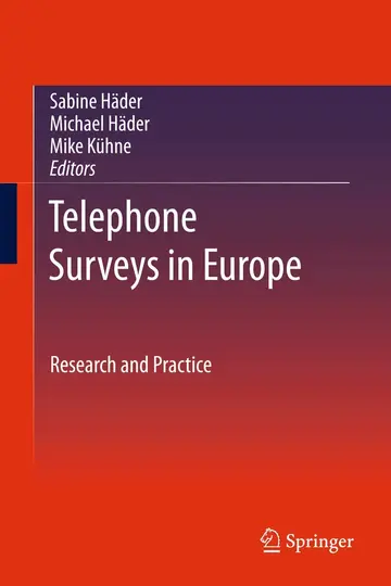 Cover of Telephone Surveys in Europe