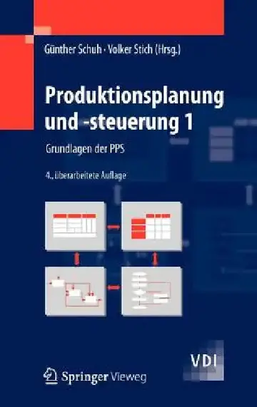 Cover of Produktionsplanung Und -Steuerung 1