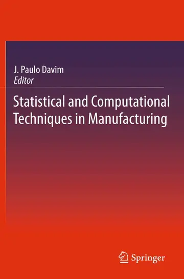Cover of Statistical and Computational Techniques in Manufacturing