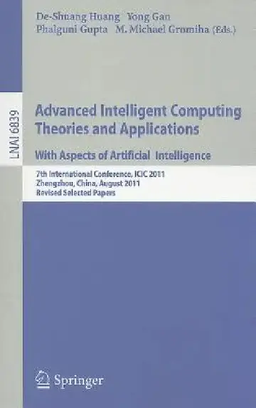 Cover of Advanced Intelligent Computing Theories and Applications