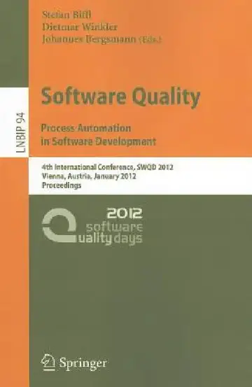 Cover of Software Quality