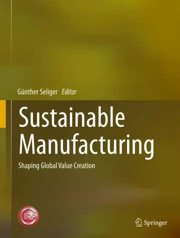 Cover of Sustainable Manufacturing; Shaping Global Value Creation - Springer