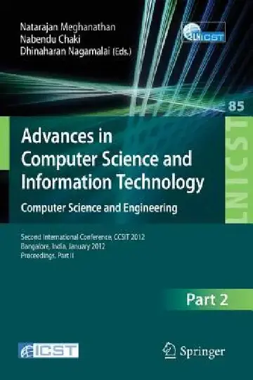Cover of Advances in Computer Science and Information Technology. Computer Science and Engineering