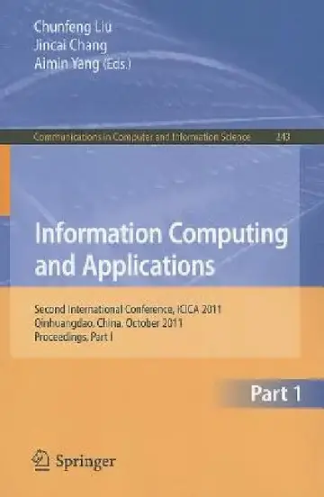 Cover of Information Computing and Applications