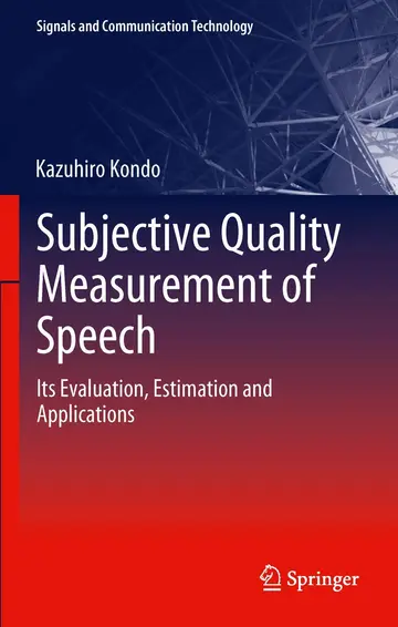 Cover of Subjective Quality Measurement of Speech