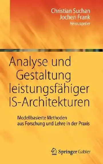 Cover of Analyse Und Gestaltung Leistungsfähiger Is-Architekturen