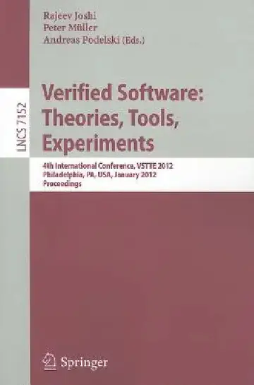 Cover of Verified Software