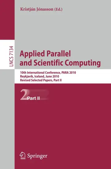 Cover of Applied Parallel and Scientific Computing