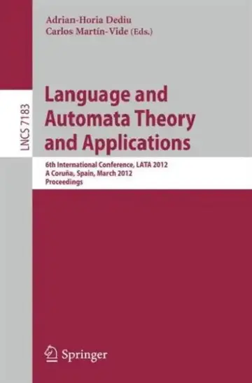 Cover of Language and Automata Theory and Applications