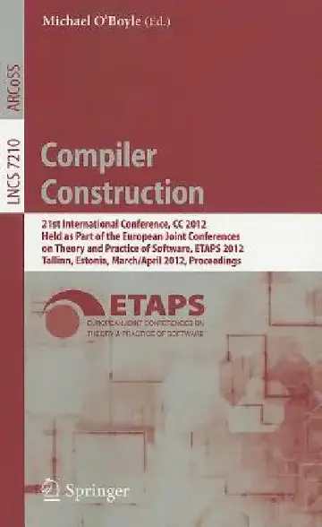 Cover of Compiler Construction