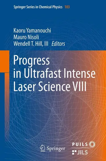 Cover of Progress in Ultrafast Intense Laser Science VIII