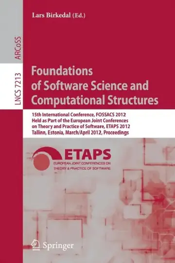 Cover of Foundations of Software Science and Computational Structures