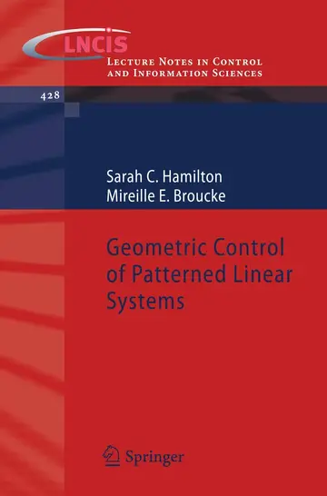 Cover of Geometric Control of Patterned Linear Systems