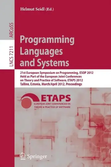 Cover of Programming Languages and Systems