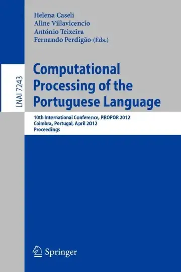 Cover of Computational Processing of the Portuguese Language