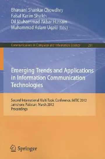 Cover of Emerging Trends and Applications in Information Communication Technologies