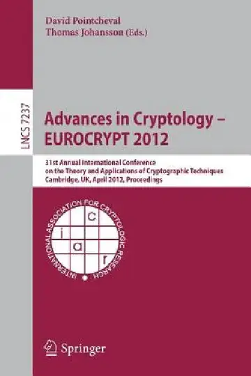 Cover of Advances in Cryptology - Eurocrypt 2012