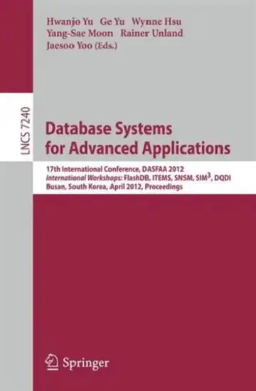 Cover of Database Systems for Advanced Applications