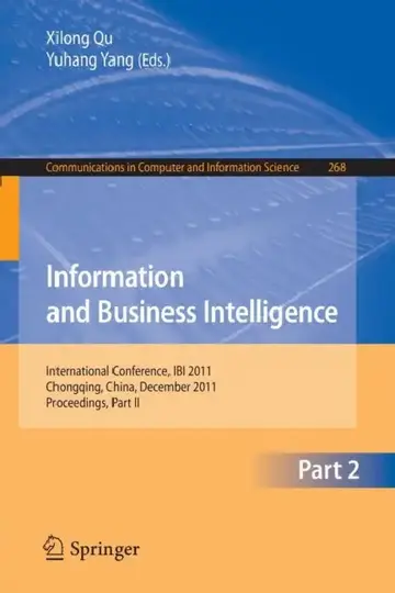Cover of Information and Business Intelligence