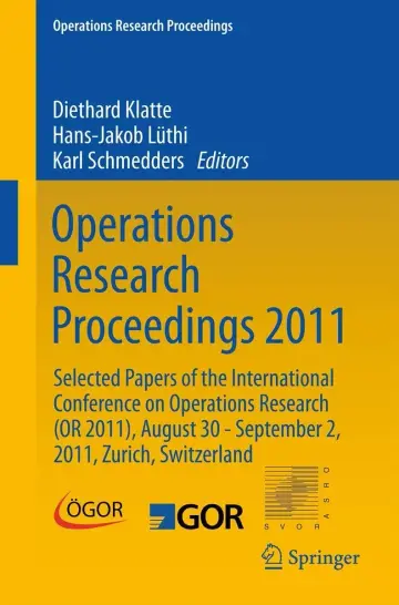 Cover of Operations Research Proceedings 2011