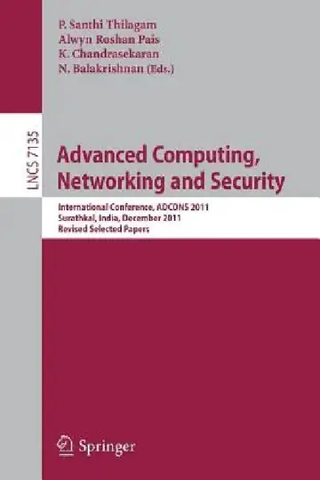 Cover of Advanced Computing, Networking and Security