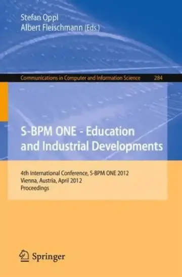 Cover of S-BPM One - Education and Industrial Developments