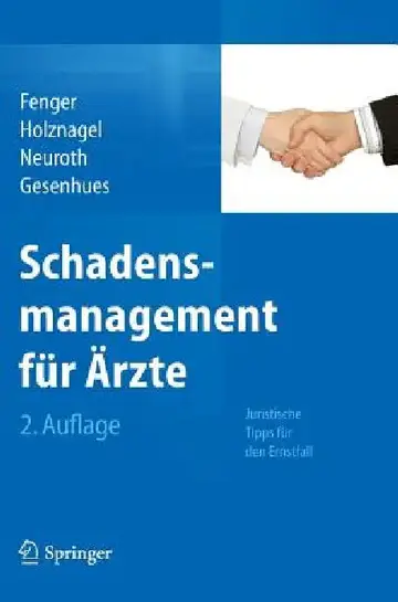 Cover of Schadensmanagement Für Ärzte