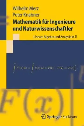 Cover of Mathematik Für Ingenieure Und Naturwissenschaftler