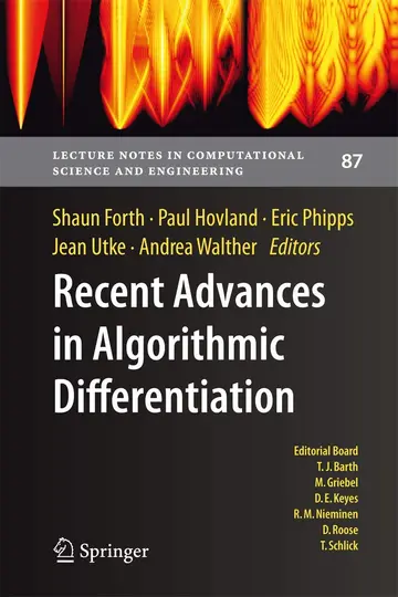 Cover of Recent Advances in Algorithmic Differentiation