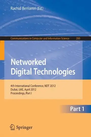 Cover of Networked Digital Technologies