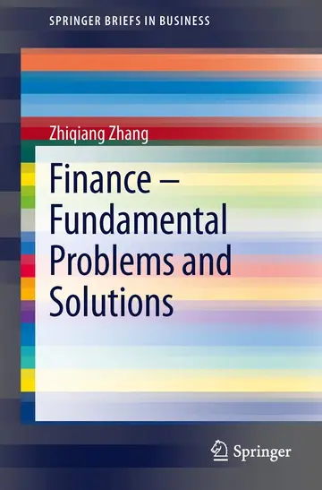 Cover of Finance - Fundamental Problems and Solutions